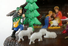 Load image into Gallery viewer, 1960s Vintage Christmas Decoration. Nativity Model in Original Box HONG KONG
