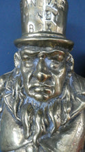 Load image into Gallery viewer, 1900s ANTIQUE Brass Money Box or Coin Bank in the Shape of Paul Kruger. President of the Transvaal
