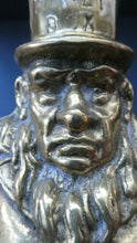 Load image into Gallery viewer, 1900s ANTIQUE Brass Money Box or Coin Bank in the Shape of Paul Kruger. President of the Transvaal
