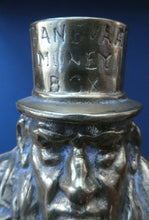 Load image into Gallery viewer, 1900s ANTIQUE Brass Money Box or Coin Bank in the Shape of Paul Kruger. President of the Transvaal
