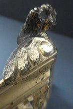 Load image into Gallery viewer, Antique Victorian OSLER Corintian Table Lamp with Brass Base and Capital and Fluted Crystal Upstand Section. SIGNED

