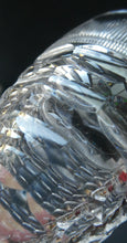 Load image into Gallery viewer, 1930s ART DECO Stuart Crystal FOUR Wine Glasses. With Cut Oval Facets and Engraved Fan Fringe Pattern. Height 5 3/8 inches
