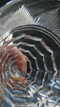 Load image into Gallery viewer, 1930s ART DECO Stuart Crystal FIVE Wine Glasses. With Cut Oval Facets and Engraved Fan Fringe Pattern. Height 4 1/2 inches

