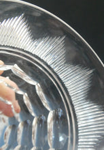 Load image into Gallery viewer, 1930s ART DECO Stuart Crystal FIVE Wine Glasses. With Cut Oval Facets and Engraved Fan Fringe Pattern. Height 4 1/2 inches
