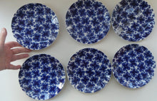 Load image into Gallery viewer, 1950s MARIANNE WESTMAN Set of SIX Side Plates by Rörstrand Sweden. &quot;Mon Amie&quot; Pattern. Diameter 6 3/4 inches
