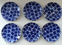 Load image into Gallery viewer, 1950s MARIANNE WESTMAN Set of SIX Side Plates by Rörstrand Sweden. &quot;Mon Amie&quot; Pattern. Diameter 6 3/4 inches
