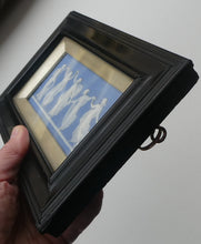 Load image into Gallery viewer, Antique VICTORIAN Wedgwood Framed Jasper Plaque Showing a Frieze of the Five Dancing Maidens (The Borghese Dancers)
