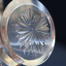 Load image into Gallery viewer, A/ ANTIQUE Edwardian WHISKY NOGGIN. Hallmarked 1907 Hukin and Heath Silver Mounts; with Cute Miniature Silver Whisky Label
