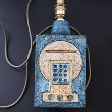 Load image into Gallery viewer, Collectable 1970s TROIKA Pottery Table Lamp by Anne Jones. REWIRED
