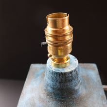 Load image into Gallery viewer, Collectable 1970s TROIKA Pottery Table Lamp by Anne Jones. REWIRED
