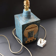 Load image into Gallery viewer, Collectable 1970s TROIKA Pottery Table Lamp by Anne Jones. REWIRED
