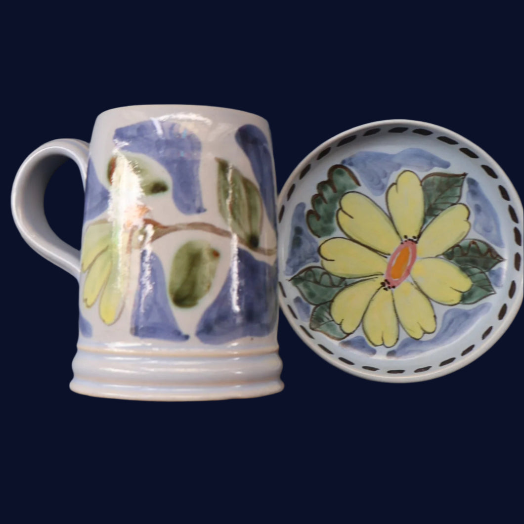1950s BUCHAN Tankard & Small Dish. EDINBURGH Pattern