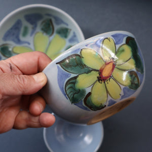  1950s BUCHAN Three Stoneware Bowls. EDINBURGH Pattern