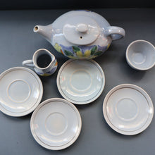 Load image into Gallery viewer, 1950s BUCHAN Stoneware Tea Set with Rare Teapot. EDINBURGH Pattern
