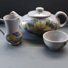 Load image into Gallery viewer, 1950s BUCHAN Stoneware Tea Set with Rare Teapot. EDINBURGH 
