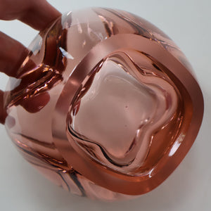 TWO Vintage European Glass Bowls: One by Mdina and the Other Sklo, Rosice