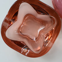 Load image into Gallery viewer, TWO Vintage European Glass Bowls: One by Mdina and the Other Sklo, Rosice
