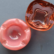 Load image into Gallery viewer, TWO Vintage European Glass Bowls: One by Mdina and the Other Sklo, Rosice
