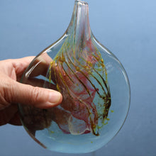 Load image into Gallery viewer, Vintage 1970s ISLE OF WIGHT Glass Lollipop Vase with Flame Pontil Mark
