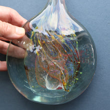 Load image into Gallery viewer, Vintage 1970s ISLE OF WIGHT Glass Lollipop Vase with Flame Pontil Mark
