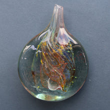 Load image into Gallery viewer, Vintage 1970s ISLE OF WIGHT Glass Lollipop Vase with Flame Pontil Mark
