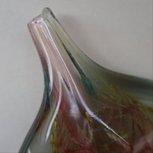 Load image into Gallery viewer, Vintage 1970s ISLE OF WIGHT Glass Lollipop Vase with Flame Pontil Mark
