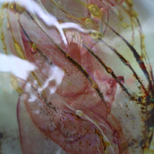 Load image into Gallery viewer, Vintage 1970s ISLE OF WIGHT Glass Lollipop Vase with Flame Pontil Mark
