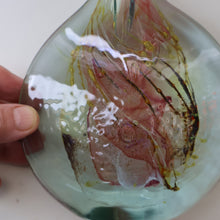 Load image into Gallery viewer, Vintage 1970s ISLE OF WIGHT Glass Lollipop Vase with Flame Pontil Mark
