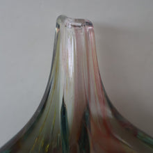 Load image into Gallery viewer, Vintage 1970s ISLE OF WIGHT Glass Lollipop Vase with Flame Pontil Mark

