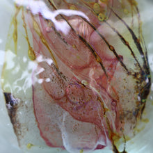 Load image into Gallery viewer, Vintage 1970s ISLE OF WIGHT Glass Lollipop Vase with Flame Pontil Mark
