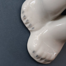 Load image into Gallery viewer, Vintage Russian / LOMONOSOV Imperial Porcelain Factory White POLAR Bear. Height 10 1/2 inches 
