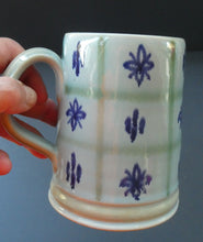 Load image into Gallery viewer, SCOTTISH POTTERY. 1950s Buchan Stoneware Tankard Shape Mug. Rare Abstract Pattern
