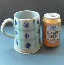 Load image into Gallery viewer, SCOTTISH POTTERY. 1950s Buchan Stoneware Tankard Shape Mug. Rare Abstract Pattern
