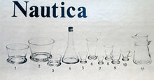 Load image into Gallery viewer, Rare 1970s NAUTICA Design. Arabia Nuutajarvi Bottle / Flask Decanter. BOXED. Made in Finland
