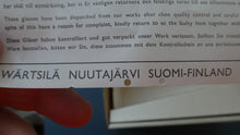 Load image into Gallery viewer, Rare 1970s NAUTICA Design. Arabia Nuutajarvi Bottle / Flask Decanter. BOXED. Made in Finland
