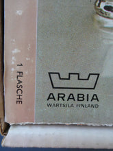 Load image into Gallery viewer, Rare 1970s NAUTICA Design. Arabia Nuutajarvi Bottle / Flask Decanter. BOXED. Made in Finland
