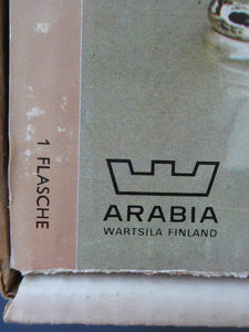 Rare 1970s NAUTICA Design. Arabia Nuutajarvi Bottle / Flask Decanter. BOXED. Made in Finland