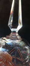 Load image into Gallery viewer, BOXED. Vintage Edinburgh Crystal PAIR of Tall CHAMPAGNE Flute Glasses. Rarer NESS Pattern.   8 1/4 inches
