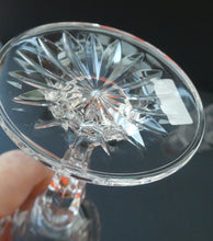 Load image into Gallery viewer, BOXED. Vintage Edinburgh Crystal PAIR of Tall CHAMPAGNE Flute Glasses. Rarer NESS Pattern.   8 1/4 inches
