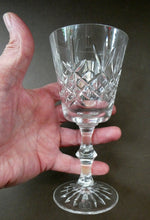 Load image into Gallery viewer, PAIR of Edinburgh Crystal Large Red Wine Goblets. LOMOND PATTERN 6 3/4 inche
