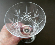 Load image into Gallery viewer, PAIR of Edinburgh Crystal Large Red Wine Goblets. LOMOND PATTERN 6 3/4 inche
