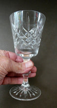 Load image into Gallery viewer, PAIR of Edinburgh Crystal Large Red Wine Goblets. LOMOND PATTERN 6 3/4 inche
