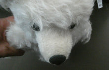 Load image into Gallery viewer, STEIFF CLUB BEAR (2002). Plush White Long Hair Mohair Teddy Bear
