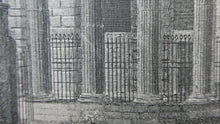 Load image into Gallery viewer, 18th Century Engraving by Franceso Morelli  / Francois Morel (1768–1832). The Church of the Sante Marie Del Sole or Temple of Vesta
