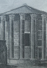 Load image into Gallery viewer, 18th Century Engraving by Franceso Morelli  / Francois Morel (1768–1832). The Church of the Sante Marie Del Sole or Temple of Vesta
