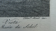 Load image into Gallery viewer, 18th Century Engraving by Franceso Morelli  / Francois Morel (1768–1832). The Church of the Sante Marie Del Sole or Temple of Vesta
