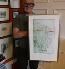 Load image into Gallery viewer, SCOTTISH ART. George Wyllie (1921 - 2012). &quot;32 Spires for Hibernia&quot;. Etching; Signed and dated 1994
