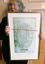 Load image into Gallery viewer, SCOTTISH ART. George Wyllie (1921 - 2012). &quot;32 Spires for Hibernia&quot;. Etching; Signed and dated 1994
