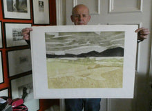 Load image into Gallery viewer, ORIGINAL ETCHING: John Brunsdon (1933 - 2014). Cloudbreak over Snowden, Wales
