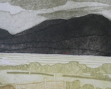 Load image into Gallery viewer, ORIGINAL ETCHING: John Brunsdon (1933 - 2014). Cloudbreak over Snowden, Wales
